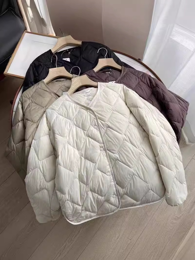 Осенний легкий и тонкий короткий пуховик, куртка для отдыха