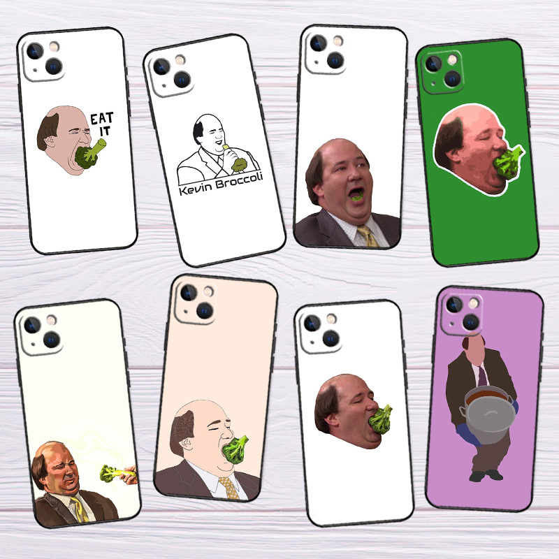Kevin Broccoli Office Phone Case iPhone 12 15 14 11 13 Pr