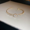 Golden geometric bracelet