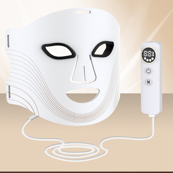 Fábrica de nuevos productos infrarrojos máscara facial fotónica portátil de silicona LED máscara de belleza al por mayor