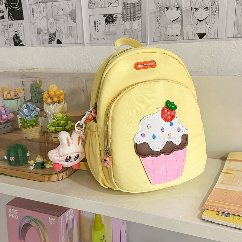 Mochila infantil anti-perdida, nueva mochila transpirable de dibujos animados, preescolar, 3 años, 5 años, mochila ligera para niñas.