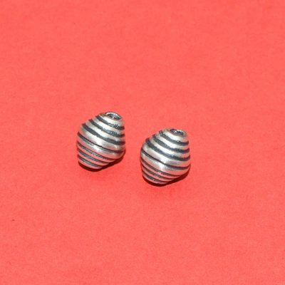 Beads for DIY Handmade Beading, Zərgərlik ara hissələri - 1012mm-weighs-about-1-gram-of-rotating-pattern-beads-1-piece
