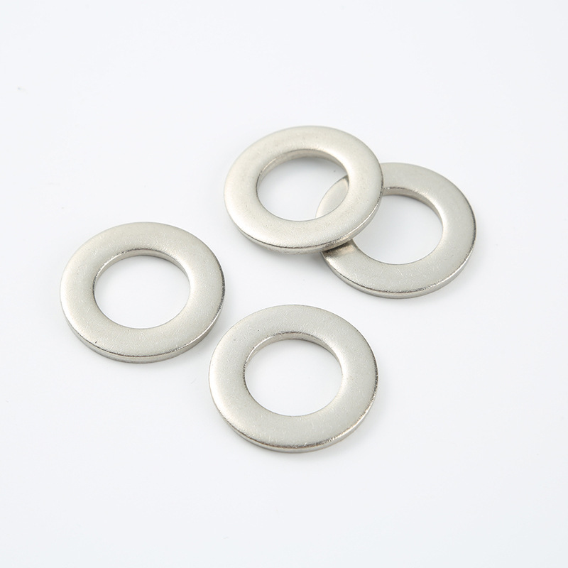 304不锈钢垫片金属加厚平垫圈螺丝垫片垫圈圆形平垫片批发M3M4M5