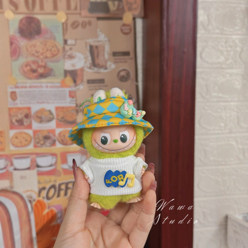 Labubu4.0娃衣10cm迷你公仔玩偶服饰四代心底密码拉布布衣服套装|undefined