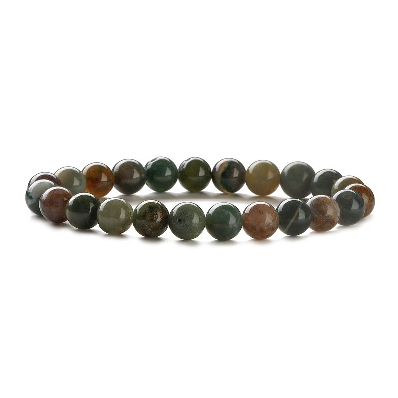 Agate бусирован bracelet? - need translation: Агатовая бусы браслет, 8 мм круглые бусины, европейский стиль, легковесный оптовый аксессуар