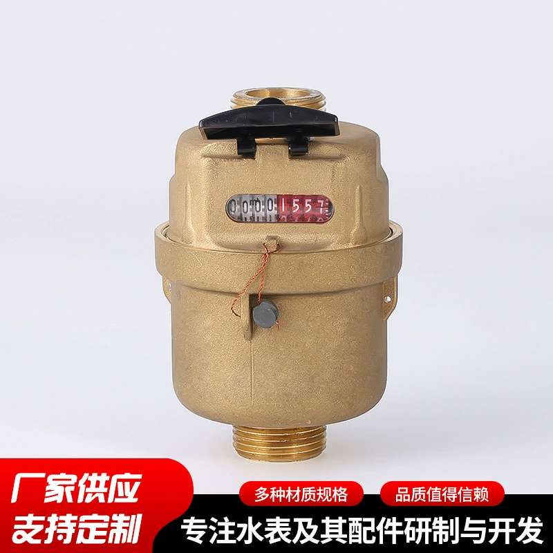 Оптовая продажа латунных объемных счетчиков воды от производителя, поршневые ротационные счетчики воды, встраиваемый тип, хит продаж