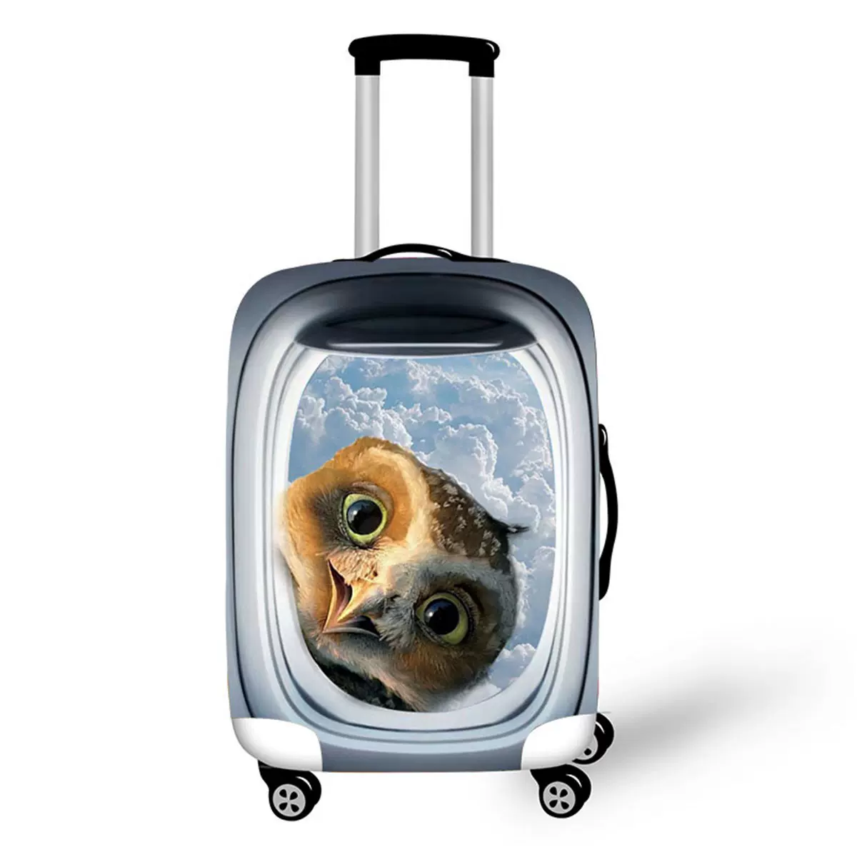 飞机窗动物行李箱防护套印花防尘箱套拉杆箱旅行箱防护罩出行必备