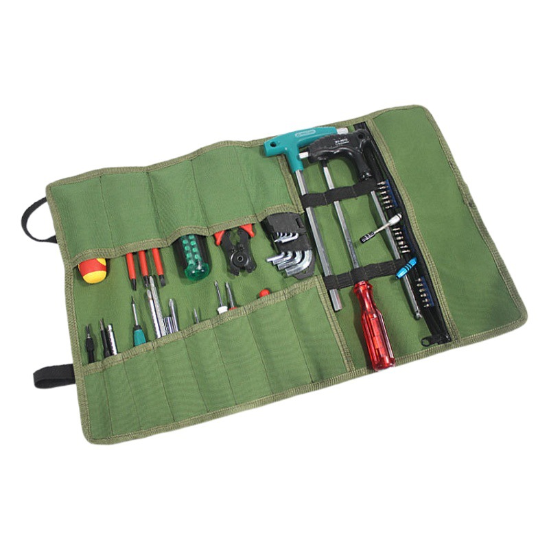 Penggong hardware lienzo kit ejército verde piezas mantenimiento bolsa de almacenamiento resistente al desgaste instalación bolsa de herramientas al por mayor