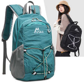 户外风双肩包男女通用轻便徒步登山包高颜值轻量化运动背包