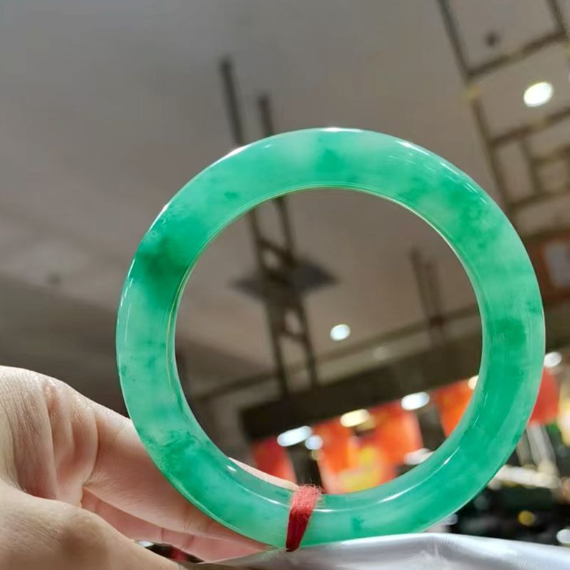 アフリカ翠玉工芸品卸売り氷種漂緑花天然色アフリカ翠ブレスレット源工場供給源|undefined