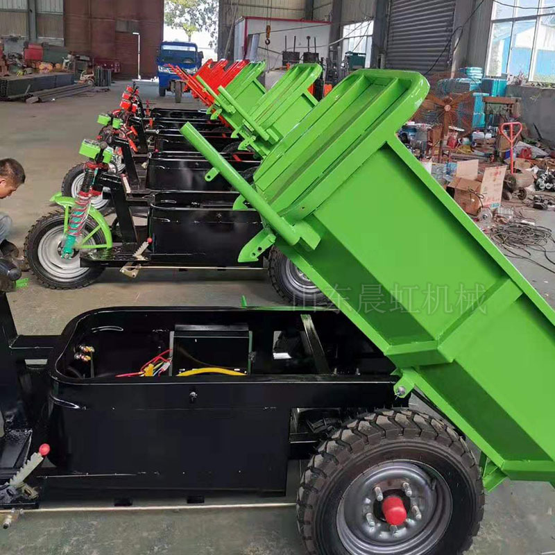 小型饲料运输电动三轮车 工程款混凝土运输电三轮车 小型灰斗车