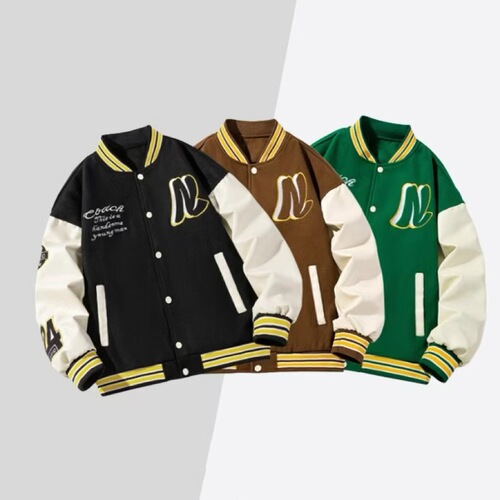fashion brand baseball uniform men's spring and autumn 2025 new casual all-matching color handsome men's jacket on clothes