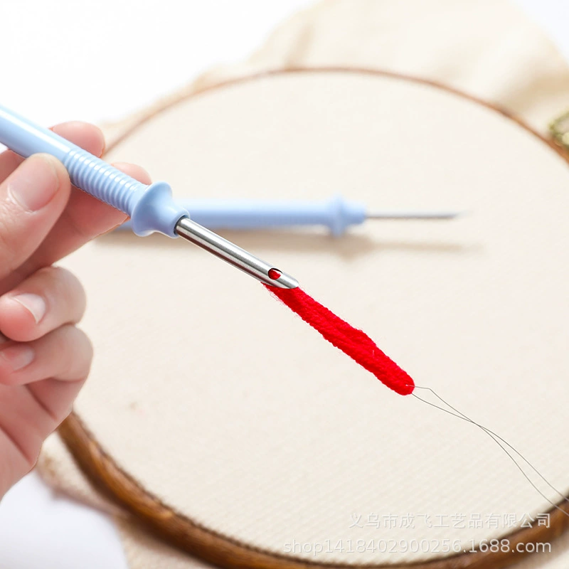 Мелкая 50#35#Простая нержавеющая сталь ABS Инструмент для иглы embroidering tufting Россия