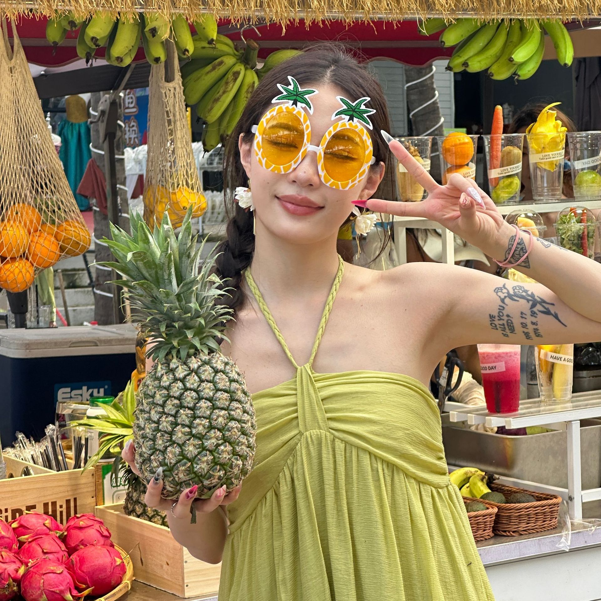 Gafas de Fiesta con Temática Hawaiana, ABS, Divertido, Decorativo, para Fiestas en la Playa y Festivales de Música