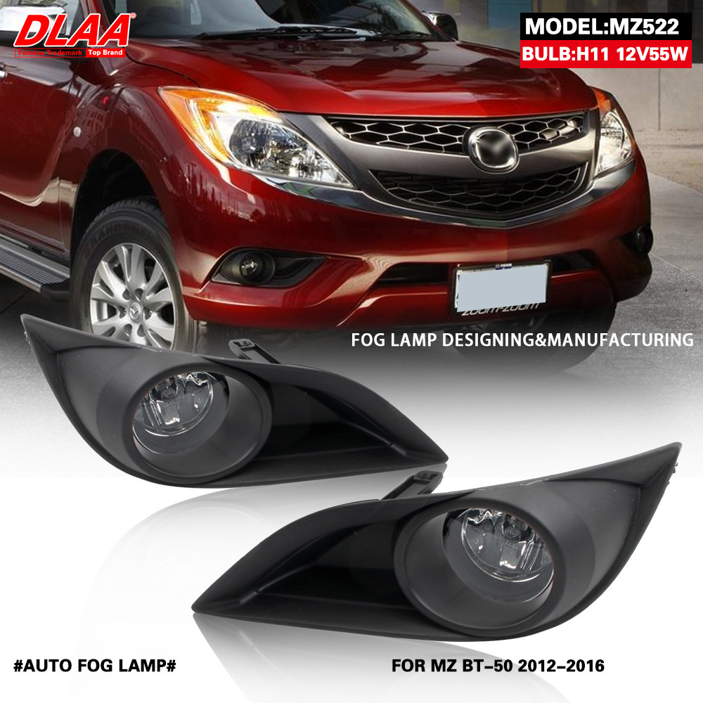 Aplicable a Mazda 12 13 14 15 años modelo BT - 50 pickup delantero conjunto de luz de niebla de luz de viaje diurna luz de barra