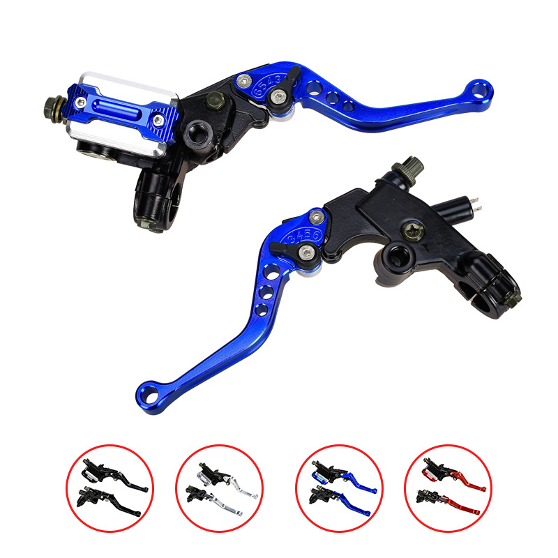 Motocicleta off-road vehículo modificado CNC freno superior bomba embrague conjunto 22MM bomba de freno de disco hidráulico freno de mano Accesorios
