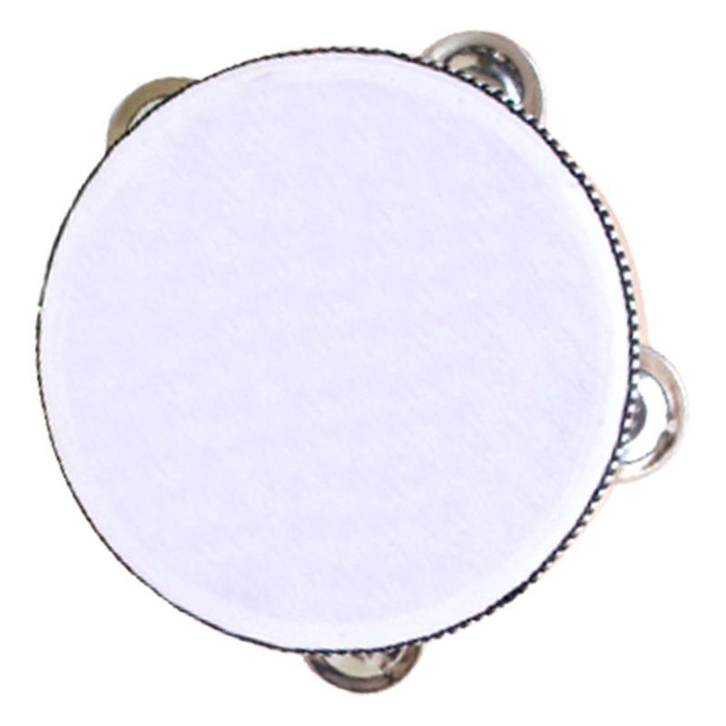 Los niños de Xinjiang danza Campana Tambor Orff profesional de percusión instrumento de mano tambor Maestro de jardín de infantes sonajero con tambor de mano