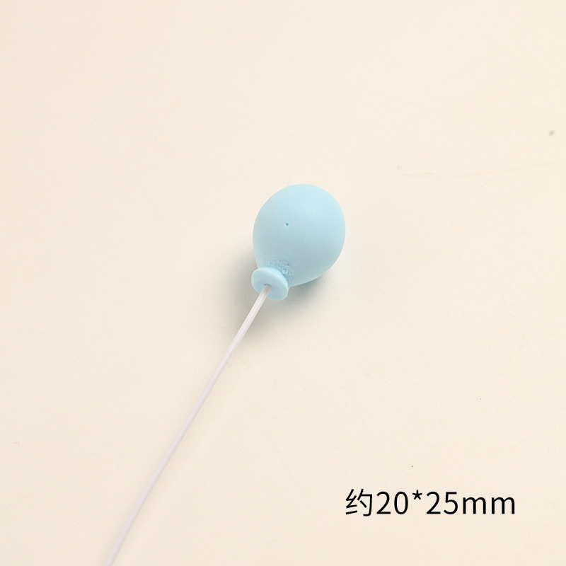 SKU-22-浅蓝色 椭圆气球一个