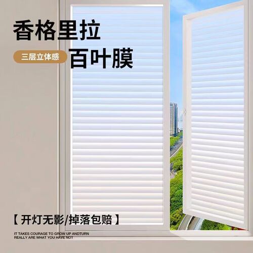 Anti-static sanding glass film for office blinds, glass privacy film for home living room windows, privacy film with light transmittance