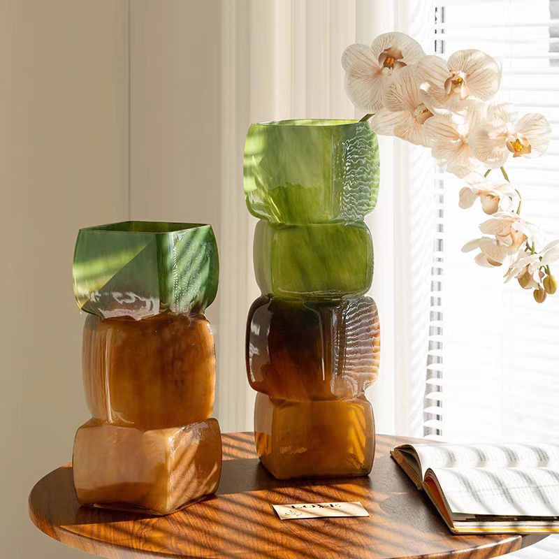 Medieval Glazed Vase, High-End Guest Restaurant Vase, Flower Arrangement, High-End Decorative Ornaments, Ins Style, Available for Wholesale