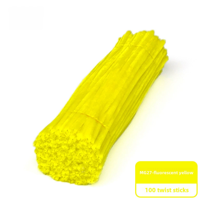 Encrypted twist rods (MaoGun) DIY craft pipe cleaners, ultra‑dense, multi‑color sets (about 100 pcs)
