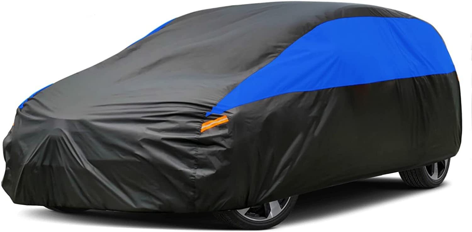 Cross-border special for car color matching dust cover car clothing sun protection snow proof rain proof contrast color car cover full cover