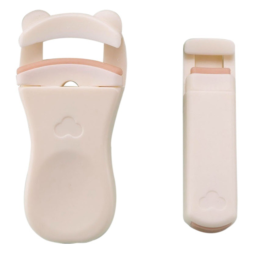 Rizador de pestañas de plástico parcial gran angular pequeño rizador de pestañas parcial de tipo prensa portátil curling combinación de conformación de larga duración