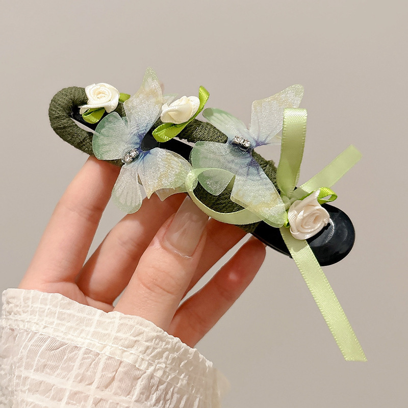 Gran arco clip de cabello de alta sensación clip de boca de pato nuevo clip de captura de cabeza de mujer temperamento clip de tiburón clip de cabello