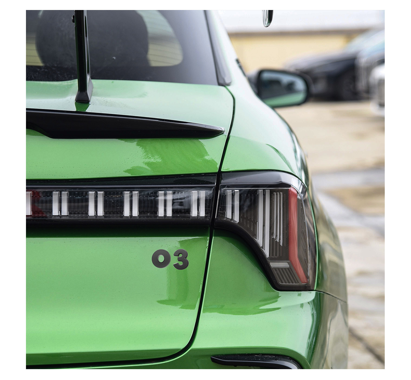 Suitable for Lynk & Co 900/Z10/0102030506070809 Covered Rear Label Metal Black Label Decorative Label