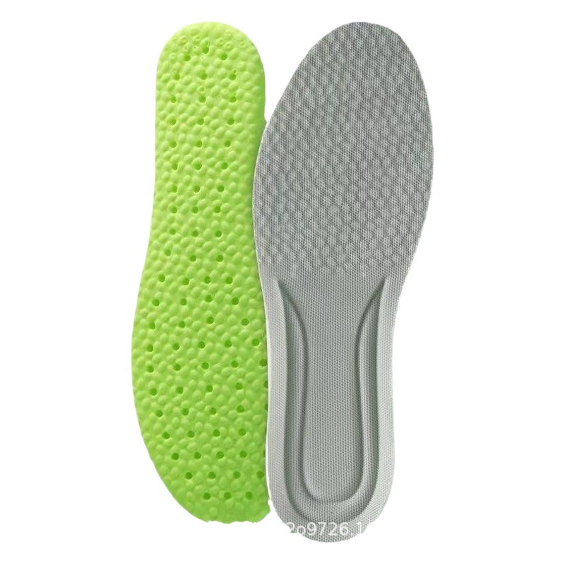 Wormwood deodorant insole for men and women, long standing, not tired, super soft sports insole, sweat-absorbent, breathable popcorn, shit feeling insole