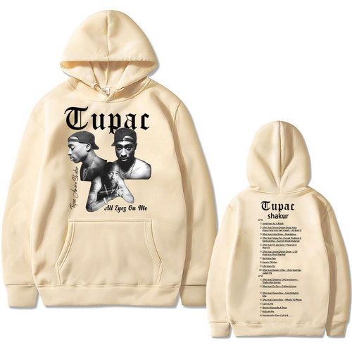 Rapper Tupac 2pac Hip Hop Hoodie Men's Fashion Hoodies Men