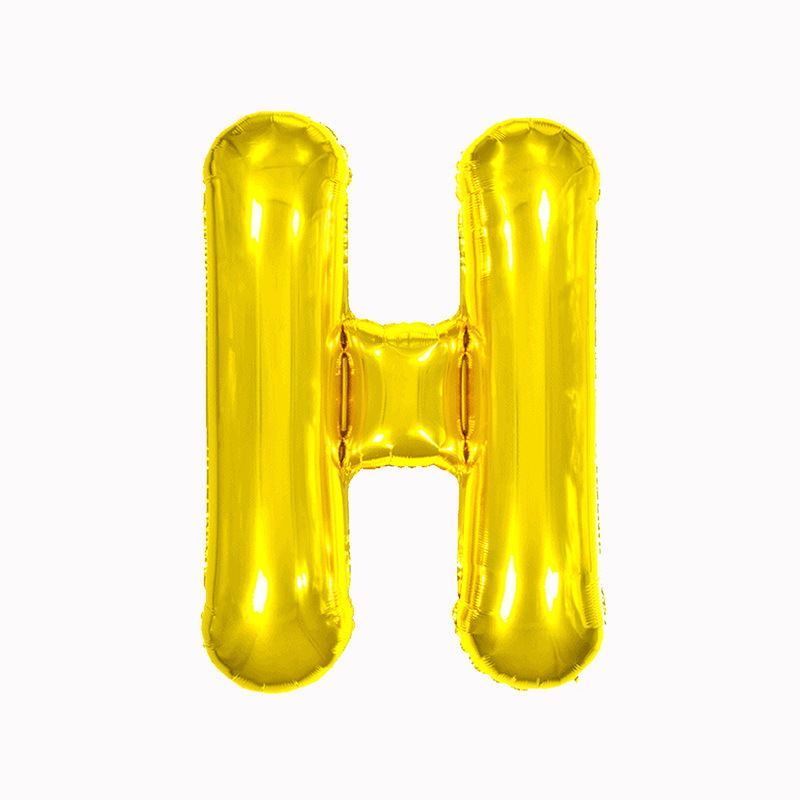 32 pulgadas 40 pulgadas 16 pulgadas inglés carta globo de aluminio fiesta de cumpleaños decoración de la boda papel de aluminio globo escena diseño