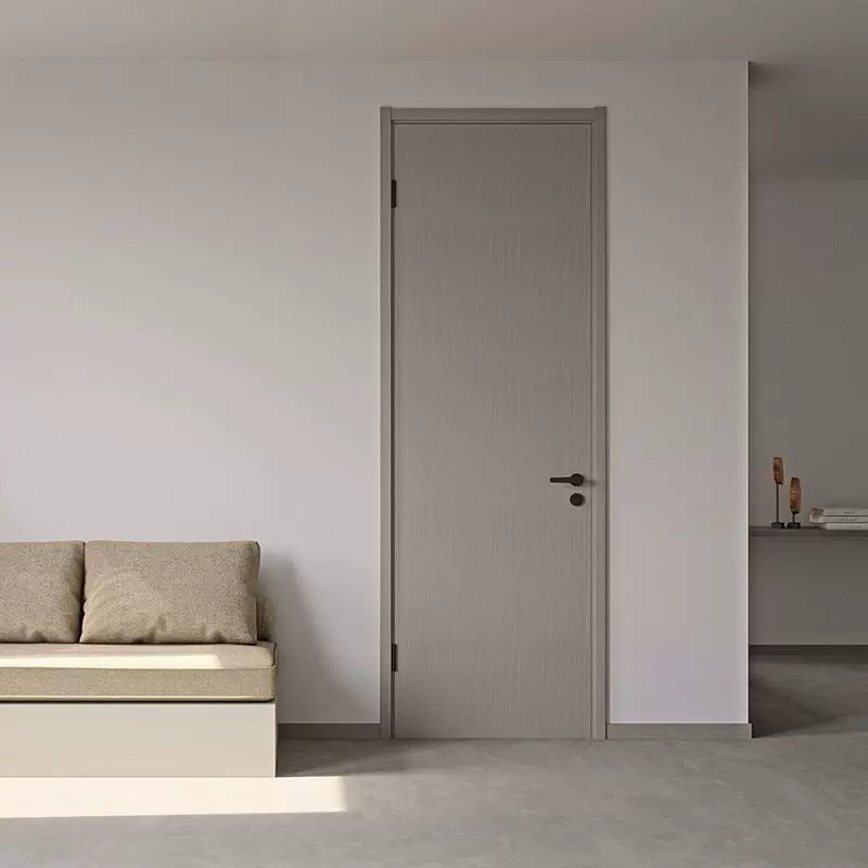 2024实木复合门免漆木门卧室门隔音防潮家用酒店门内门定制平开门