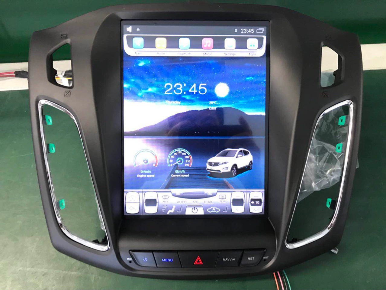 Применимо к Ford Focus вертикальный экран автомобиля Интеллектуальный 4G Android Голосовое управление Интеллектуальная навигация GPS заднего вида рекордер