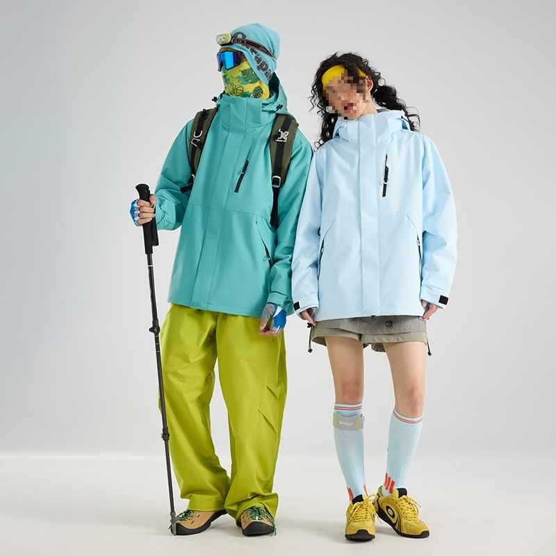 New High-Quality Jacket for Men and Women, Three-In-One Detachable Polar Fleece Liner, Two-Piece Set, Northeast Windproof and Waterproof New High-Quality Jacket for Men and Women, Three-In-One Detachable Polar Fleece Liner, Two-Piece Set, Northeast Windproof and Waterproof