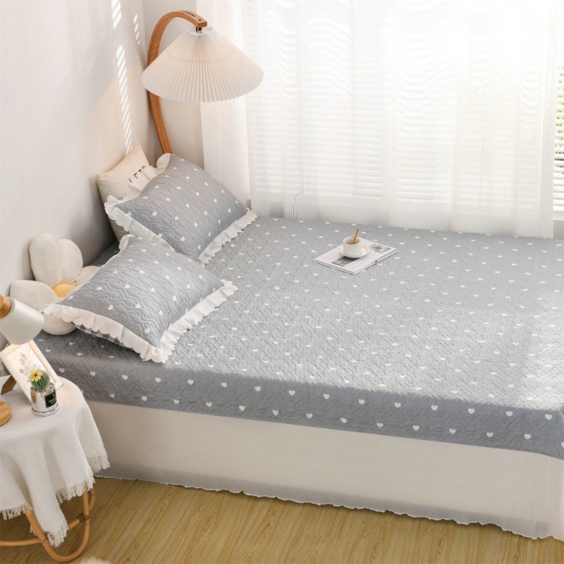 Four seasons Bed covers Tatami lace thickening sheet Three sewing Bed skirt singleton mattress non-slip Cushion