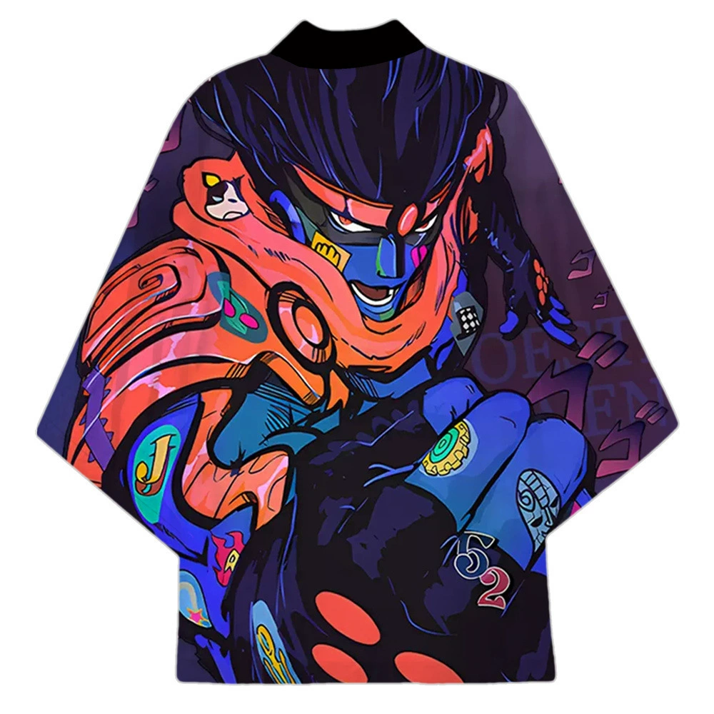 Halloween COS кимоно Pokémon Гэн Гуи двухмерное JoJo Чудесное Приключение плащ мужской крекер халат