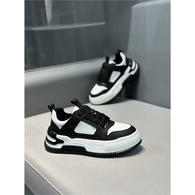 Модные мужские туфли, новинка весны, низкие кожаные, удобные, повседневные, на мягкой подошве, в корейском стиле, на шнуровке, универсальные, как у интернет-знаменитостей.