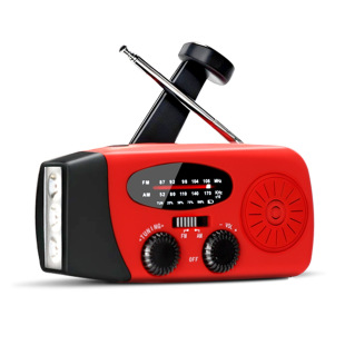 Foreign Trade E-Commerce Hot-Selling Multi-Functional Hand-Cranked Radio Emergency Disaster Prevention Sos Radio Strong Light Flashlight Portable
