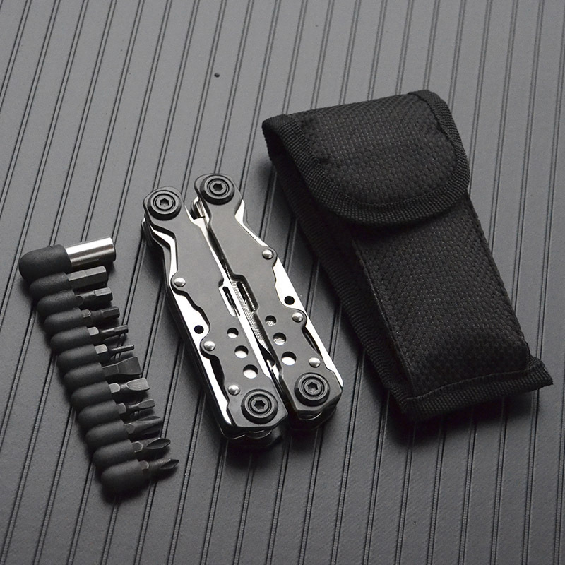 Alicate Multiuso Plegable EDC de Acero Portátil para Emergencias al Aire Libre