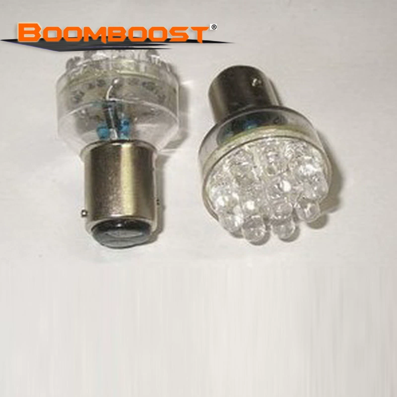10 штук 12LED универсальная мотоциклетная тормозная подсветка светодиодный brake light S25 указатель поворота задний ход