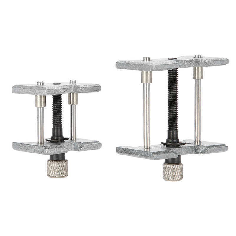 2Pcs/set Metal Watch Movement Holder Clip Fixed Base Vise Cl