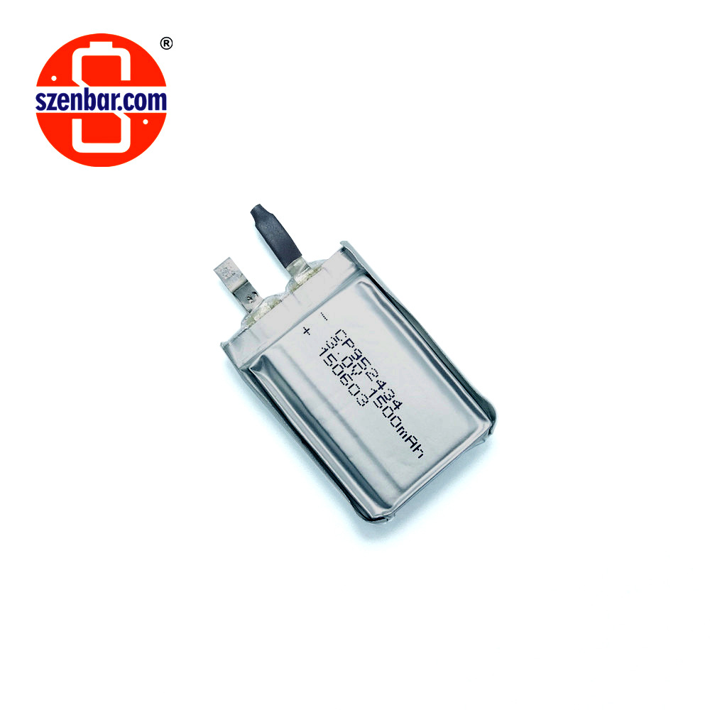 源头厂家生产CP952434 3V 1500mAh Soft Pack ultra thin battery