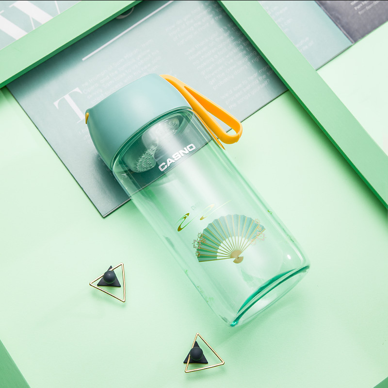 卡西诺塑料ins水杯子可爱少女心防摔便携简约大容量创意迷你杯子