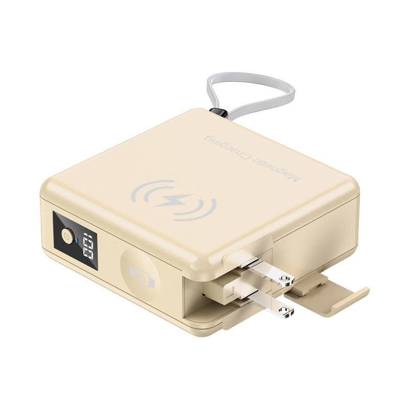 国境を越えた PSE 認証 15000mah 台湾米国標準 110V パワーバンク急速充電 6 イン 1 磁気モバイル電源|undefined