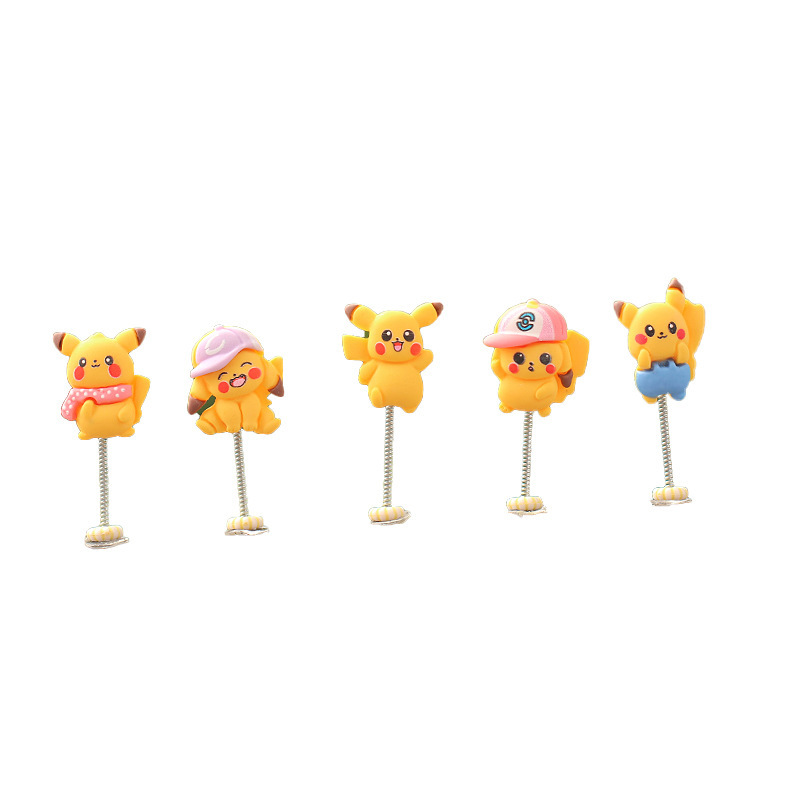 Dibujos animados Pikachu gancho para coche gancho para coche gancho para asiento multifuncional asiento lindo de dibujos animados para niñas