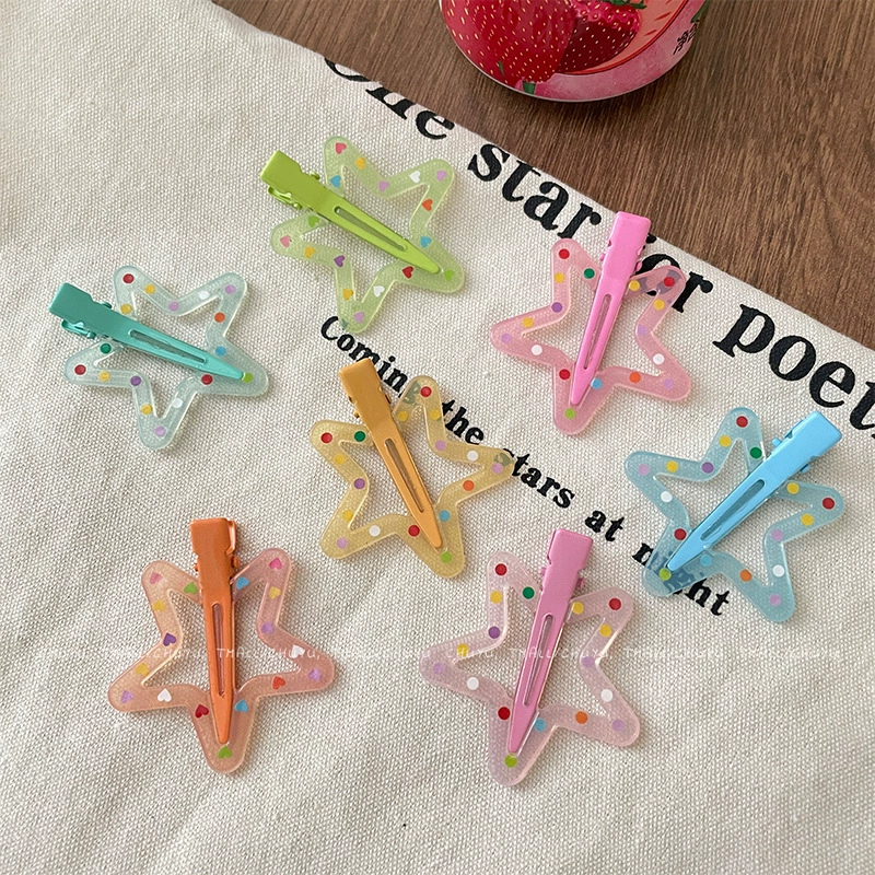 Brand hairgrip, cartoon bangs