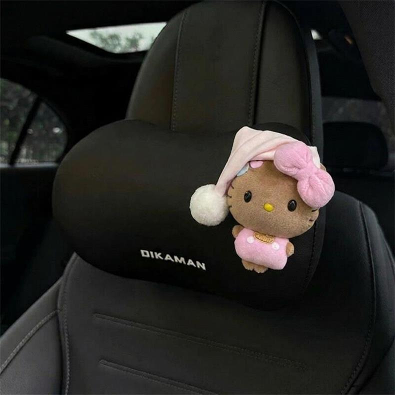2026 New Model Car Headrest Memory Foam Car Seat Neck Pillow Cute Car Neck Support Pillow