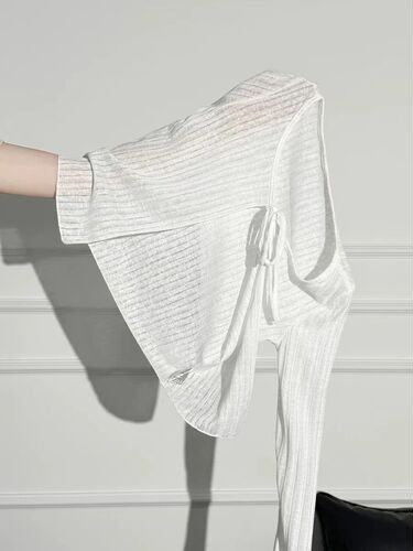 Summer new all-matching chiffon shawl with halter skirt outer, women's short sunscreen cardigan with straps and shoulders