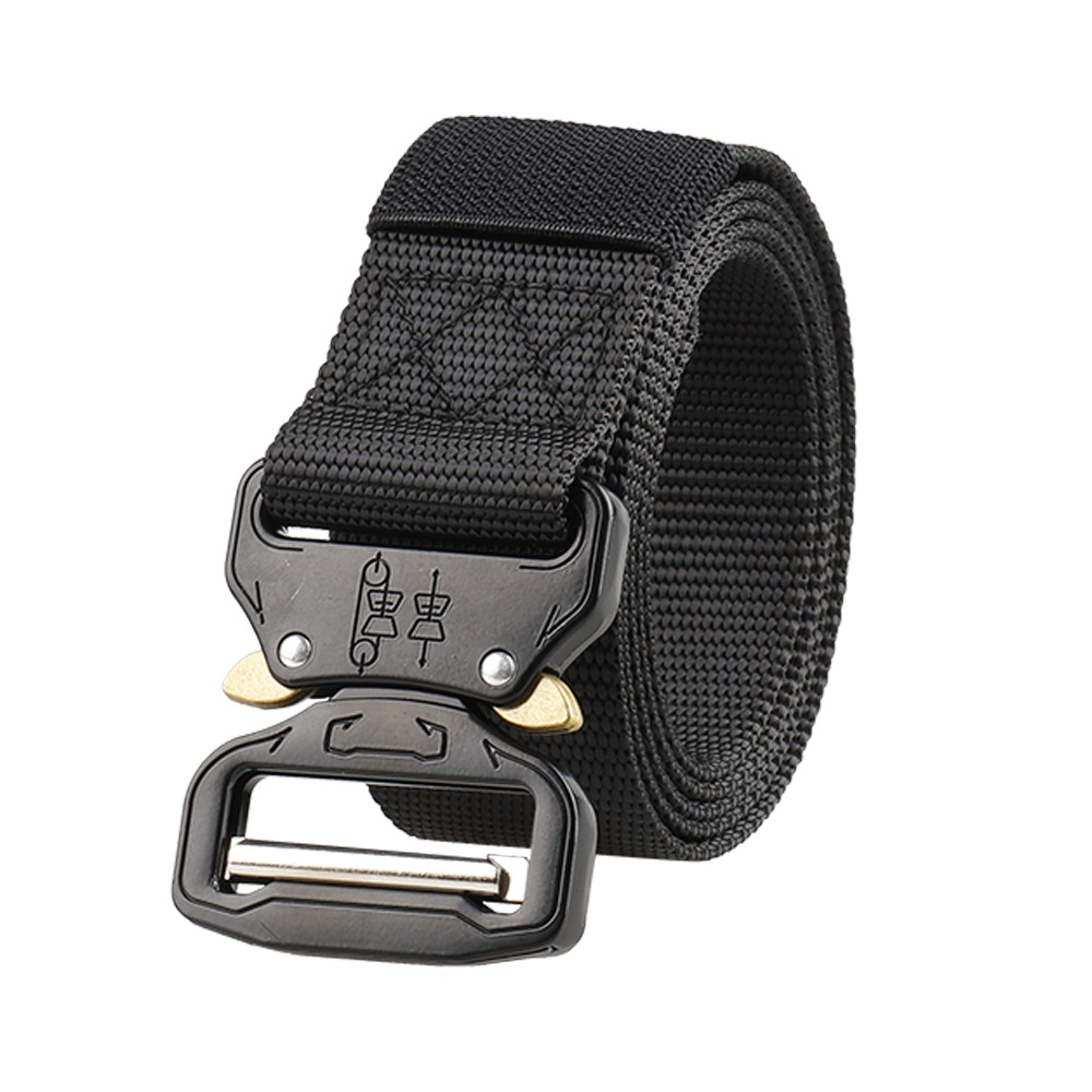 Ventiladores militares liberación rápida 3,8 cm hombres multi-funcional entrenamiento militar al aire libre cinturón Cobra hebilla nylon táctico cinturón